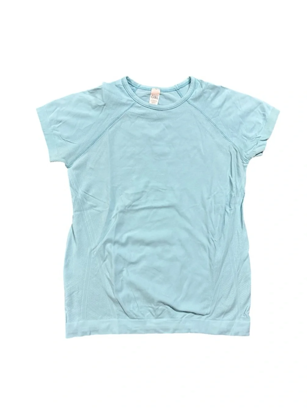 Athleta Girl Blue Athletic Tee Shirt Size M 8-10 Activewear